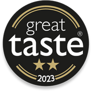  Great Taste 2023 two-star award badge 